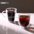 Clear 220ml Coffee Cup Glass Drinking Cup